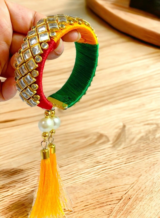 Sesonby Pair Rakhi Brother Rakhi For Brother Rakhis For Kids Boys Rakhis | rakhiS for brother and bhabhi | rakhi combo | bhaiya bhabhi rAkhi RAkhi Pair #R53-K98 - Image 3